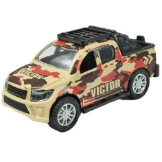 Fast Racer: Pickup cu roți de teren în diferite variante, 11cm imaginea 3