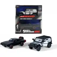 Fast &amp; Furious: Seria Legacy Set model de mașini din metal Dom’s Dodge Charger R/T &amp; Jeep Wrangler al lui Tej, scară 1/32 – Jada Toys