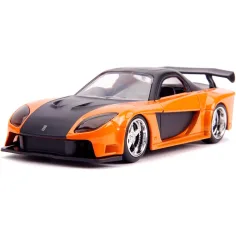 Fast & Furious: Seria Legacy Set model de mașini metalice Han’s Mazda RX-7 & Heist Honda Civic la scară 1/32 - Jada Toys imaginea 3