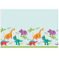Față de masă din plastic Petrecere cu dinozauri 120x180 cm