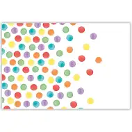 Față de masă din plastic cu buline colorate – 120x180 cm