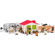 Faunica: Set de joacă fermă de animale cu accesorii - Woodyland