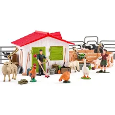 Faunica: Set de joacă fermă de animale cu accesorii - Woodyland imaginea 2