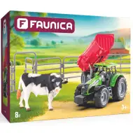 Faunica: Set de joacă tractor cu taur - Woodyland