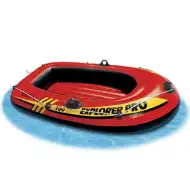 Barcă gonflabilă de culoare roşie - Intex