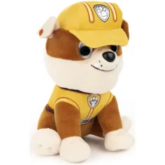 Figurină de pluș Gund Rubble din Patrula cățelușilor, 15 cm - Spin Master imaginea 2