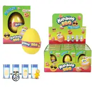 Figurină zâmbitoare în creștere în mai multe variante în ou 1buc.