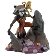 Figurine Marvel Mordály și Groot, 8 cm, cu suport - Bullyland