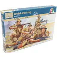 Figurine militare Italeri 1/72 British 8th Army Brit maquette