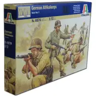 Figurine militare germane Afrikakorps Italeri 1/72 maket