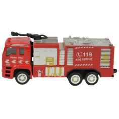Fire Rescue Team: set de 4 mașini de pompieri din metal imaginea 7