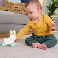 Fisher-Price: Iepuraș de împins din lemn - Mattel imaginea 3