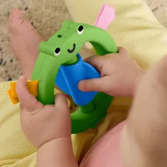 Fisher-Price: Jucărie de mestecat cu broască veselă - Mattel imaginea 2
