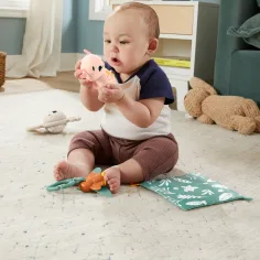 Fisher-Price: Sensimals Salut Senzorial set de jucării pentru bebeluși, 4 piese - Mattel imaginea 4