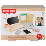 Fisher Price: Set de joacă birou de acasă din lemn - Mattel