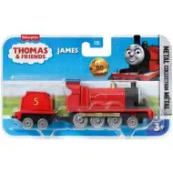 Fisher-Price: Thomas și prietenii săi, locomotiva James cu vagon - Mattel