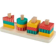 Fisher-Price: Wood Jucărie de dezvoltare cu forme din lemn - Mattel imaginea 2
