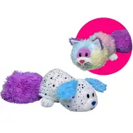 FlipaZoo: Figurină de pluș reversibilă de 28 cm, de la pisică la cățel stelar.