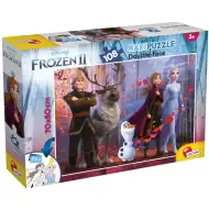 Frozen 2 2-în-1 puzzle de 108 piese și carte de colorat 70x50cm - Lisciani