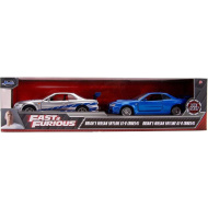 Furios și iute: Pachet dublu – Nissan Skyline GT-R R34 al lui Brian, set de 2 modele auto 1/32 – Jada Toys