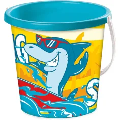 Găleată de nisip cu model de rechin surfer - Mondo Toys
