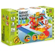 Garaj de service cu trei etaje, drum și accesorii - Wader