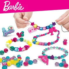 Geantă pentru creat bijuterii fashion Barbie cu mărgele – Lisciani imaginea 3
