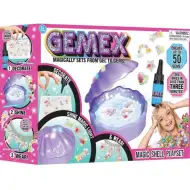 Gemex: Set de bijuterii cu scoică magică din gel pentru pietre prețioase