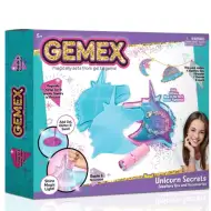 Gemex: Set de creație bijuterii cu cap de unicorn din gel cu pietre prețioase