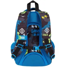 Ghiozdan ergonomic St.Right Dinosaur, rucsac BP26 39x27x17cm imaginea 2