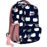 Ghiozdan școlar St.Right Cute Kitties cu pisici, rucsac BP71