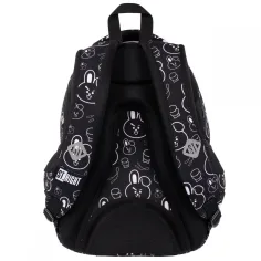 Ghiozdan școlar cu patru compartimente St. Right Clever Bunny, rucsac BP06 42x31x22cm imaginea 2
