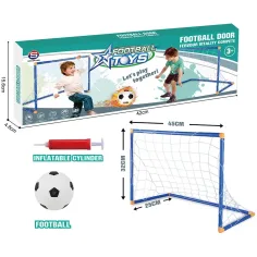 GoalBuddies: Set de Poartă de Fotbal cu Minge și Pompă 45x32x25cm imaginea 3