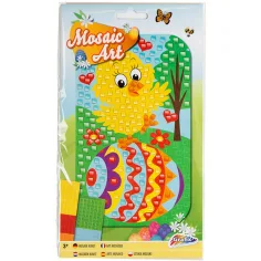 Grafix: Set pentru realizarea unui mozaic de Paște, în două variante, 1 buc.