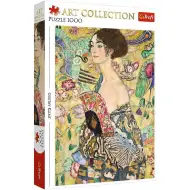 Gustav Klimt: Doamna cu evantai puzzle de 1000 de piese - Trefl