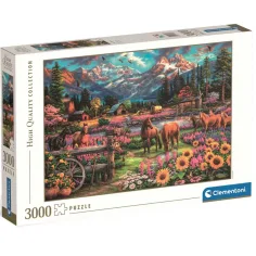 HQC Călăreț în galop liber - puzzle de 3000 piese - Clementoni