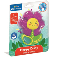Happy Daisy inel de dentiție răcoritor cu motive florale - Clementoni Baby
