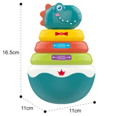 Happy World: Joc de construit turnuri cu dinozauri imaginea 4