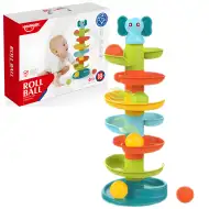 Happy World: Pista veselă cu elefanți de 47cm