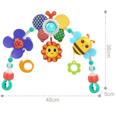 Happy World: Pod de jucării adorabil pentru animăluțe, ce poate fi atașat de pătuț imaginea 3