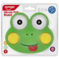 Happy World: Pop it! Jucărie de dezvoltare a abilităților pentru bebeluși, prietenul liniștitor în formă de broască.