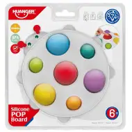 Happy World: Pop it! Jucărie de dezvoltare pentru bebeluși, prietenul liniștitor buburuză