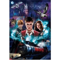 Harry Potter - Drumul Magiei puzzle de 1000 de piese cu poster - Clementoni imaginea 2