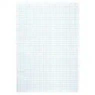 Hârtie pătrată franceză cu linii, format A3, 20 coli