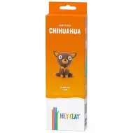 Hey Clay: Set de modelaj cu figurină de cățeluș Chihuahua moale și pufos