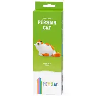 Hey Clay: Set de modelaj cu figurină de pisică persană pufoasă