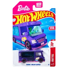 Hot Wheels: Barbie Dream Camper mașinuță mov 1/64 - Mattel