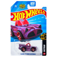 Hot Wheels: Batmobilul din seria TV clasică, mașinuță lila 1/64 - Mattel