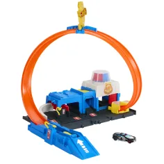 Hot Wheels City: Super Secția de Poliție set de joacă cu mașinuță - Mattel imaginea 2