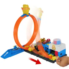 Hot Wheels City: Super Secția de Poliție set de joacă cu mașinuță - Mattel imaginea 3